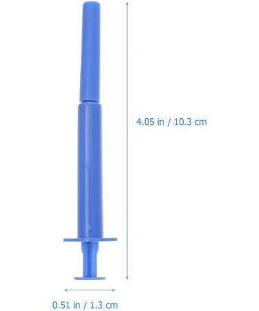 10pcs Blue Vaginal Suppository Applicators - Easy to Use for Suppositories, Capsules, and Tablets - Buy Online on GoSupps.com