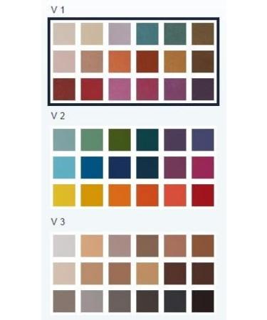 Kryolan Eye Shadow Variety 18 Colors 5318 V1 Interferenz Makeup Palette - Buy Online on GoSupps.com