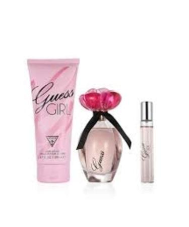 Guess Girl 3 Pc Gift Set 3.4oz EDT Spray 0.5oz EDT Spray 6.7oz Body Lotion GIFTSET 3 Piece Set - Buy Online on GoSupps.com