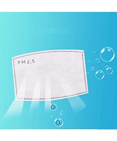 10 Pcs Kids PM 2.5 Activated Carbon Face Mask Filters - Replaceable 5-Layer Filter Paper for Children's Masks - USA Stock - Buy Online on GoSupps.com
