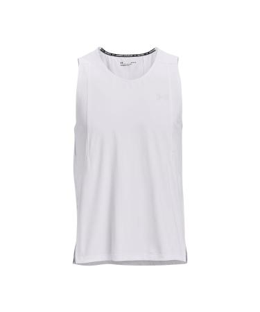 Under Armour Iso-Chill Run Laser Tanktop Men M White