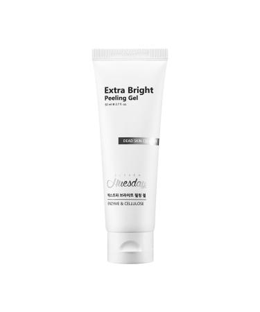 Eleven Huesday Extra Bright Peeling Gel 80ml (2.70 fl oz) | Non-irritant Enzyme Cellulose Rice Bran Water Cellulose Peeling Gel |