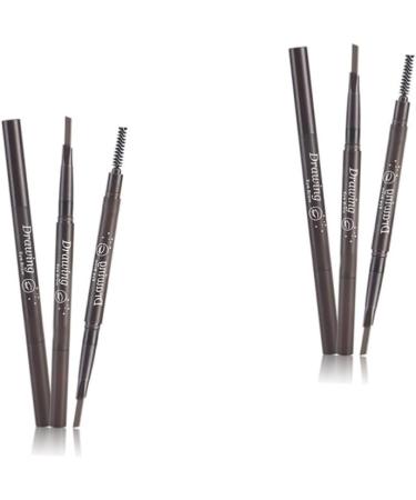 Ipetboom 2pcs 2 1 Eyebrow Brush Brow Pencil Brow Spoolie Brush Eye Brow Brush Spiral To Rotate Eyebrow Powder - Buy Online on GoSupps.com