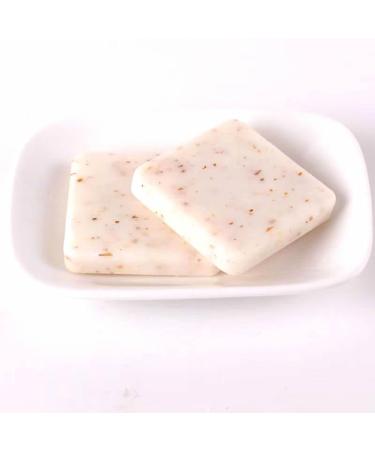 Buy 20g Mini Square Oatmeal Soap | Gentle Skin Care for Bathing & Hand Washing | Ideal for All Skin Types - Buy Online on GoSupps.com