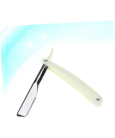Minkissy Men's Bart Razor Classic Ustura Hairdresser Razor with Replacement Blades | Premium Metal Hair Styler | 1 Pcs White - Buy Online on GoSupps.com