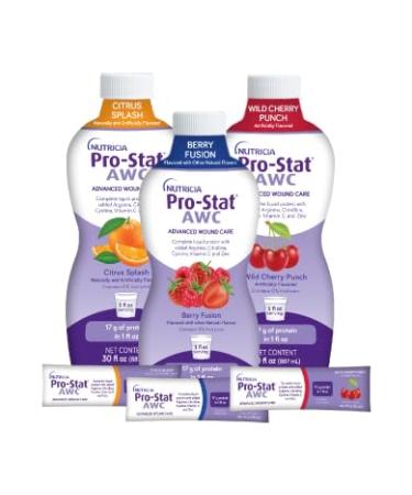 Pro-Stat Advanced Wound Care (AWC) Concentrated Liquid Protein Medical Food - Berry Fusion Flavor 30 Fl Oz bottle Berry Fusion 30 Fl Oz (Pack of 1) - Buy Online on GoSupps.com