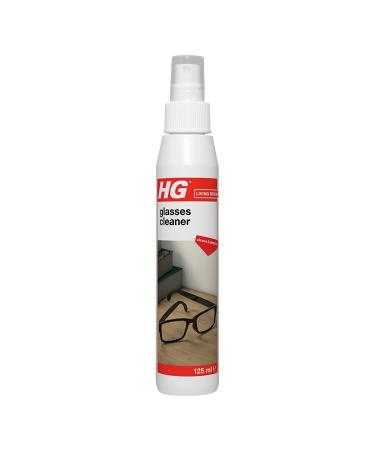 HG Glasses Cleaner Eyeglass Cleaner for Glasses & Sunglasses Effective Spectacle Cleaner Spray & Lens Cleaner Gadget Small Glass Screen Cleaner - 125ml Spray