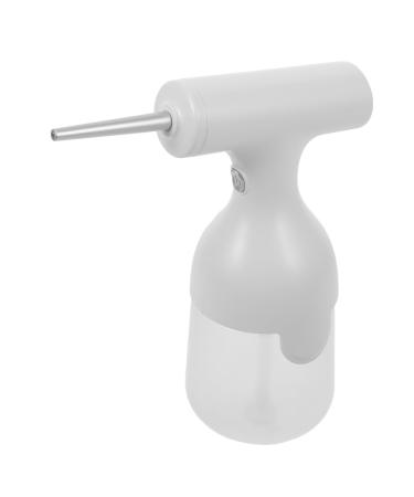 Beatifufu 1 Set Electric Frother Face Wash Face Body Wash Cleansing Shampoo Facial Household Cleaning Tools Plastic Foaming Maker Plastic Foams Bottle White Abs.pp.silicone