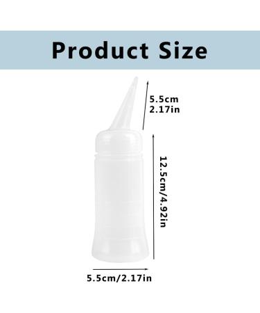 NOUYAGOV 2 Packs Angle Applicator Bottle Hair Oil Applicator 120ml Squeeze Oil Applicator Bottle Plastic Applicator Bottle for Caps for Salon Hair Care Coloring Paint Art Glue - Buy Online on GoSupps.com