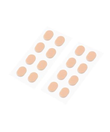 Faruta 10 pair of soft foam nose pads self-adhesive non-slip nose pads for glasses sunglasses glasses (skin color 1.0 mm) (color: skin color size: 1.5 mm)