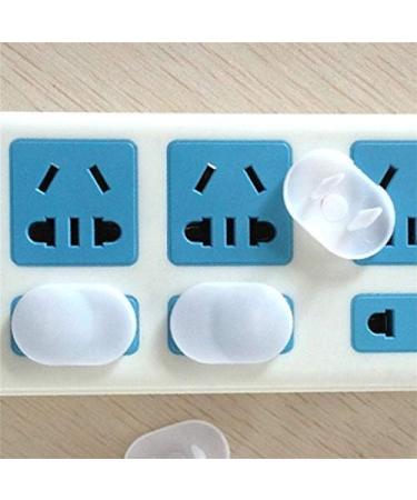 10x White Plug Socket Covers - Baby Proof Child Safety Protectors for Mains Electrical - Buy Online on GoSupps.com