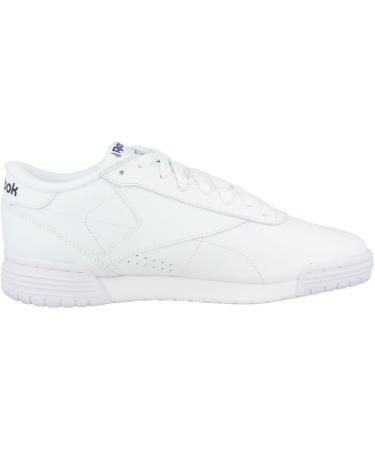 Reebok Men's Ex-o-fit Clean Logo Sneakers - White/Royal Blue | EU Size 44 - International Shipping Available - Buy Online on GoSupps.com
