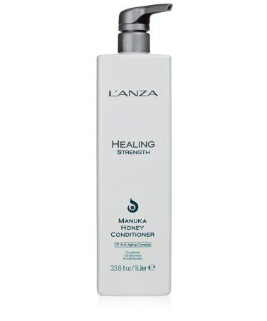L Aza Healing Strength Manuka Honey Conditioner - Strengthens Protects and Restores Weak Fragile and Aged Hair Rich with Keratin Protein Healing Oils and Vitamin C (33.8 Fl oz) - Buy Online on GoSupps.com
