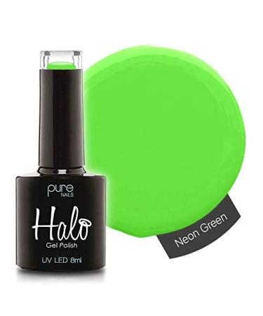 Halo Gel Polish *Full Range 8ml* **CHOOSE YOUR COLOUR(S)** (Neon Green N2833) Neon Green N2833 8 ml (Pack of 1)