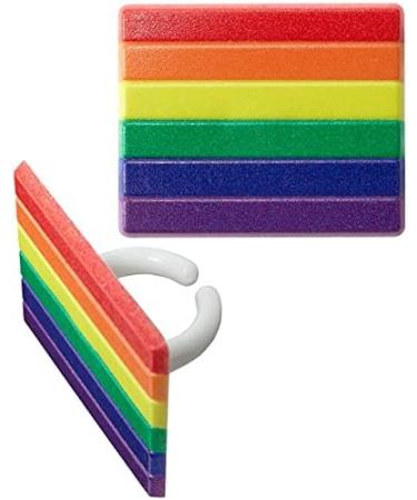 24 Rainbow Pride Cupcake Rings Toppers - Buy Online on GoSupps.com