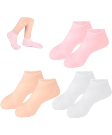 dijiusidy 3 Pairs Gel Moisturizing Socks Multifunctional Foot Pedicure Socks Repair Cracked Heel Protector Foot Care Tool L - Buy Online on GoSupps.com