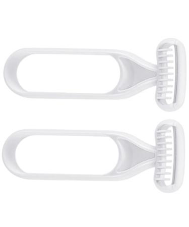 Angoily 2st armpit knife Face epilator Razor for body hair for girls women razor tools Miss Nicer eyebrow scraps 13x5cm gray