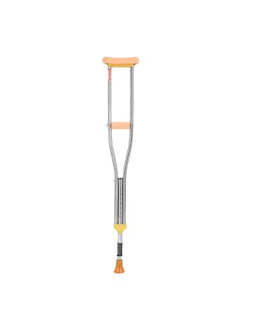 LINYUES Crutches for Adults Underarm Handicapped Crutches/Canes for Disabled Persons with Free Retractable Springs Adjustable Range 115-150 Cm Great for Travel or Work Enda -1