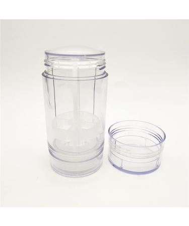 4 Pack 2.5 Oz /75ml Plastic Deodorant Containers Empty Clear Cylinder (Bottom Refilling & Twist Up) Big Refillable Deodorant Tube Bottles Stick Container for Lip balm Foundation - Buy Online on GoSupps.com