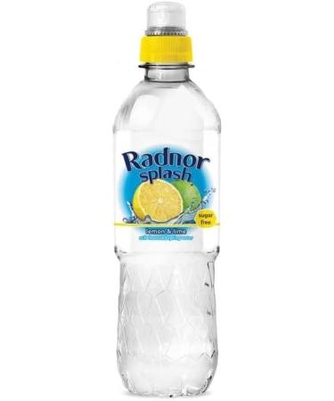 Radnor Splash Lemon & Lime Still Flavoured Spring Water - 12x500ml & Radnor Splash Strawberry Still Flavoured Spring Water - 12x500ml | Mix Case (Pack of 24) - Buy Online on GoSupps.com
