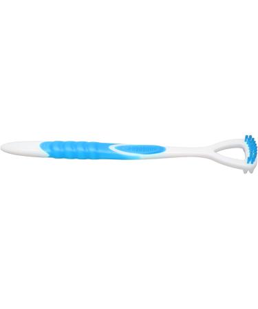 Verdant Touch Oral Care Tongue Scraper | Ergonomic Bad Breath Remover - Blue - Buy Online on GoSupps.com