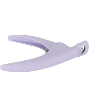 Nail Tip Clipper Acrylic Nail Clipper Ergonomic DIY for Novice for Nail Salon (Purple) - Buy Online on GoSupps.com