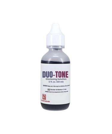 Generic Dental Duo-Tone Disclosing Solution 2 oz for Kids and Adults Multicolored Disclosing Agent Plaque Revealing Liquid for Teeth Dual-Color Plaque Indicator Liquid- Tutti Frutti Flavor