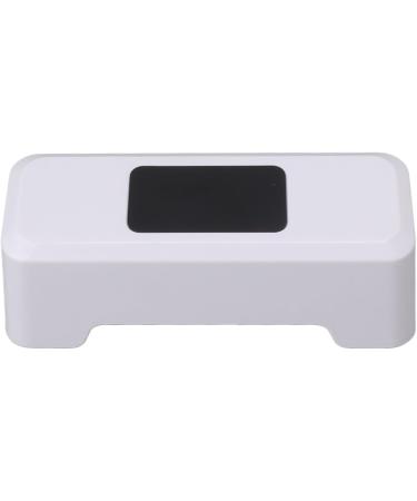 Oumefar Automatic Toilet Flusher IPX5 Waterproof White Touchless Automatic Flush Button Water Saving for Home Use - Buy Online on GoSupps.com