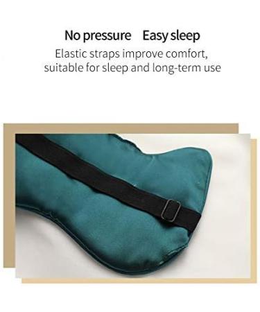 PERFECTSIGHT Cute Cat Silk Sleep Eye Mask | Adjustable Lightweight Eyeshade for Women Men | Satin Night Eyeshade for Sleep Travel Nap - Navy - Buy Online on GoSupps.com