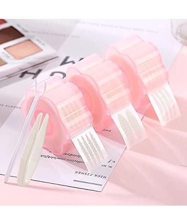 1800 Pieces Invisible Eyelid Tape - Waterproof Double Loophole Lift Strips with Tweezers | Skin Color Eyelid Adhesive Tapes - Buy Online on GoSupps.com