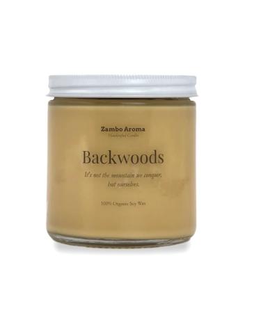 Backwoods Candle | Handmade by Zambo Aroma | 100% Soy Wax Candle | Smoke & Odor Remover