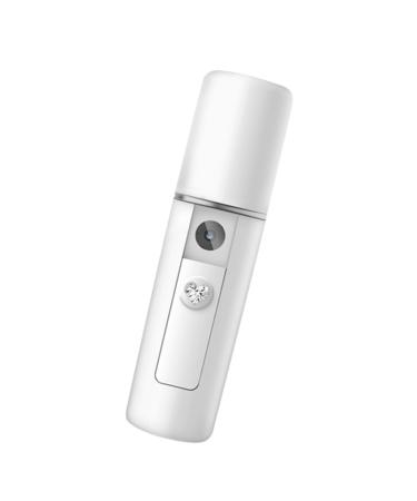 Baluue Mini Humidifier Electric Face Mister Mist Facial Sprayer Handy Sprayer Facial Mister Atomizer White