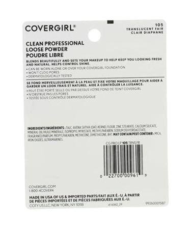 COVERGIRL Professional Loose Finishing Powder Translucent Fair 0.7 oz - Online Exclusive - Buy Online on GoSupps.com