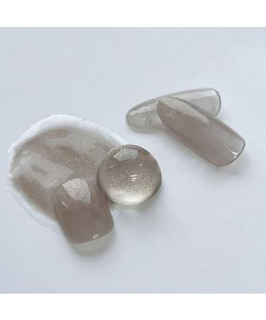 15ml Nude Ice Transparent Pearl Jelly Gel Nail Polish Semi Permanent Soak Off Nail Lacquer Varnish Phototherapy Manicure Tool - (Color: 2)