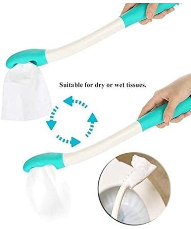 Kirina Toilet Plastering Aid - Easy Wipe Comfort Handle for Effortless Hygiene | Long-Range Bottom Wiper & Tissue Grip - Buy Online on GoSupps.com