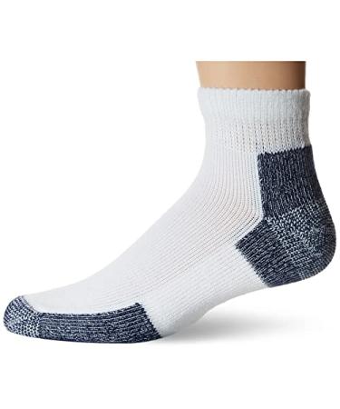 thorlos Unisex-Adult JMX Maximum Cushion Ankle Running Socks 1 White(1 Pair) Large