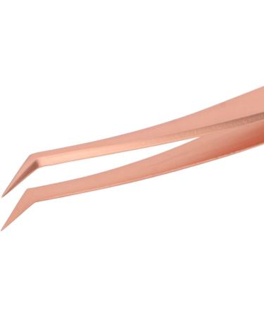 Sonew Eyelash Tweezers Stainless Steel Ergonomic Extension Tool for Eyelashes and Makeup Precision Clamping Rose Gold (Short Oblique Tweezer) Sonewz8a6i5ospc-12 - Buy Online on GoSupps.com