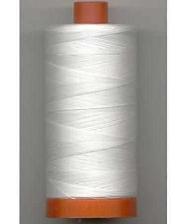 Aurifil A1050-2021 Mako Cotton Thread Solid 50WT 1422Yds Natural White - High-Quality Sewing Thread - Buy Online on GoSupps.com