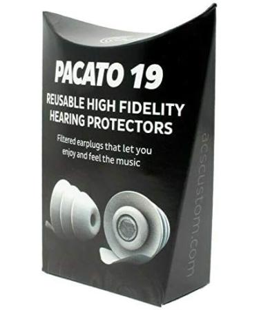 Shop ACS Pacato 19 Reusable High Fidelity Hearing Protectors - Premium Earplugs for Optimal Noise Reduction | International Shipping Available - Buy Online on GoSupps.com
