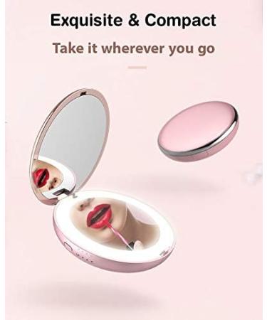Generic compact led mirror (Lipstick Red) - Buy Online on GoSupps.com