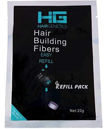 Hair Genetics Advanced Keratin Hair Fibers - 22g Light Brown | Professional Hair Loss Concealer for Men & Women | Save Money on Hair Solutions - Buy Online on GoSupps.com