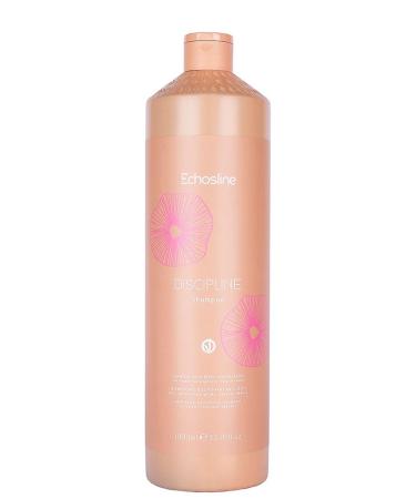 Echosline Discipline Vegan Leave-In Shampoo - Taming Formula for Unruly Hair - 1000 ml. / 33.8 fl.oz. Energizing Unruly Hair Shampoo 33.8 fl.oz.