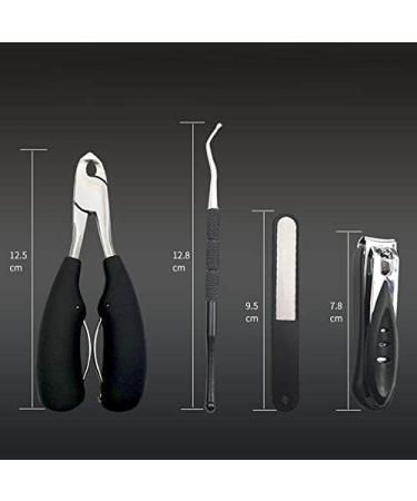 Gsrimgratoe Nail Clipper Set Cuticle Dirt Remover Paronychia Toe Nail Correction Nippers Cutter File Stick Manicure Pedicure Tools - Buy Online on GoSupps.com