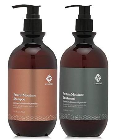 Elabore Protein Moisture Shampoo & Treatment Set (15.21 fl.oz / 450 ml)
