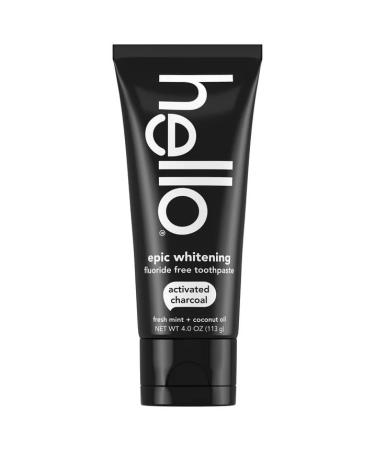 Vegan Charcoal Fluoride Toothpaste (Mint/Coconut Flavor) 4.0 FL OZ