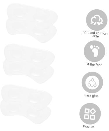 FOMIYES 6 Pairs Women's High Heel Pads - Silicone Comfort Inserts for Heels - Anti-Slip Shoe Cushions - Buy Online on GoSupps.com