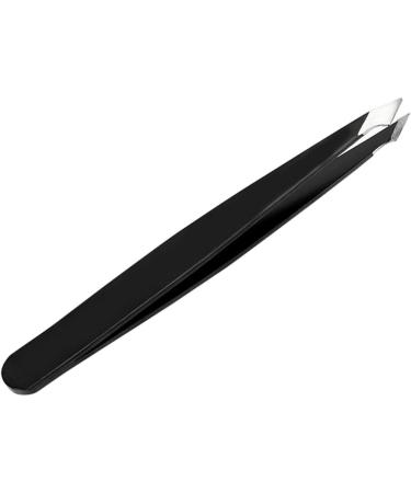 VENOAL Set of 4 tweezers for DIY eyebrows anti-static stainless steel tweezers beauty tool black - Buy Online on GoSupps.com