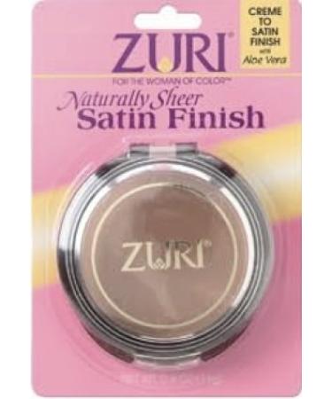 Zuri Naturally Sheer Satin Finish Pressed Powder - Terracotta