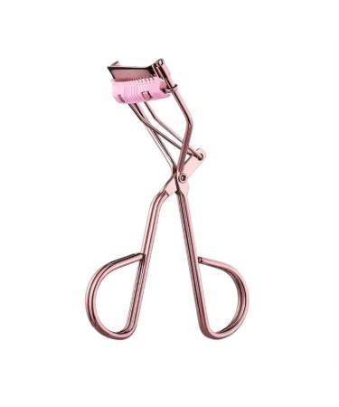 Effortless Lash Curler: Instant Eye-Opening Effect Easy-to-Use Eyelash Curling Tool-Design for Home & Travel Rose Gold