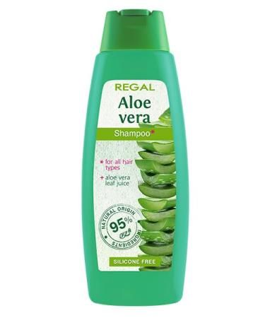 Rosa Impex Shampoo with 95% natural extracts "Regal Aloe vera" 400ml